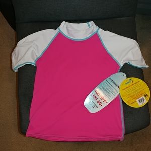 NWT SunSkinz Swim Top Childs Size 8